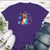 Paws Of Love Standard Tee Purple