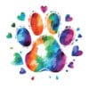 Paws Of Love Sweatshirt White - Image 2