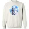 Moonlight Heart Cats  Sweatshirt White