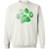 Lucky Of The Green Paw ! Sweatshirt White