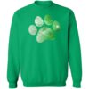 Lucky Of The Green Paw ! Sweatshirt Green