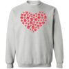 Simply Love Paws Sweatshirt Heather Grey
