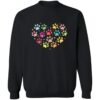Pretty Paw Heart Sweatshirt Black