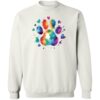 Paws Of Love Sweatshirt White