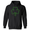 Shamrock Paws Hoodie Black