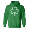 Shamrock Paws Hoodie Green