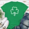 Shamrock Paws Standard Tee Green