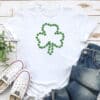 Shamrock Paws Standard Tee White