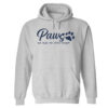 Paws and Enjoy The Little Things Hoodie Heather Grey