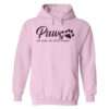 Paws and Enjoy The Little Things Hoodie Light Pink
