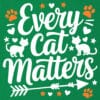 Every Cat Matters ! Standard Tee Green - Image 2
