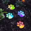 FREE Lucky Cat Shamrock Paws - St. Patrick's Day Garden Flag with Purchase of Path to the Rainbow Bridge Cat Paws Memorial Color-Changing Solar Garden Lights - Image 2