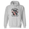 Life Is Better With Cats Around Hoodie Heather Grey