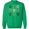 Paws & Bows & Shamrocks Sweatshirt Green