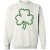 Shamrock Paws Sweatshirt White