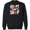 Adopt Don’t Shop Paws Sweatshirt Black
