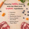 Buy 2 and SAVE 12% - iHeartCats Nutrition Boost Beef Food Topper –Tasty Freeze Dried Beef with Probiotics, Collagen, Salmon Oil, Blueberries & Carrots - Image 2