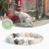 STRĀ Cat Beaded Bracelet- Beach Natural Stone- Donates 10 Meals to Help Feed Hungry Stray Cats - Image 4