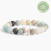 STRĀ Cat Beaded Bracelet- Beach Natural Stone- Donates 10 Meals to Help Feed Hungry Stray Cats