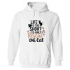 Life Is Too Short To Rescue Only One Cat Hoodie White