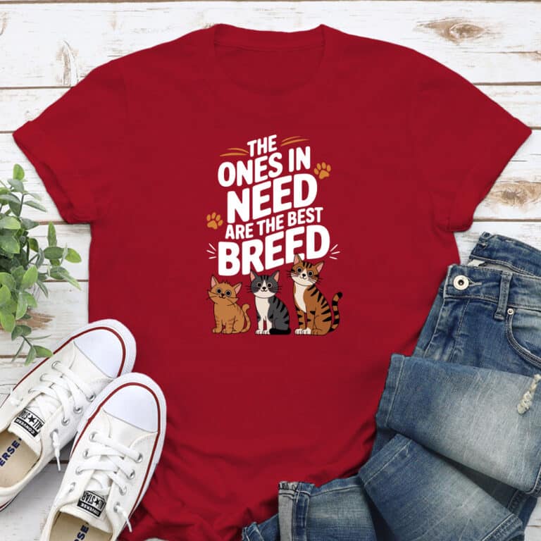 The Ones In Need Are The Best Breed Standard Tee Red