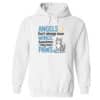 Angels Don’t Always Have Wings Hoodie White