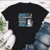 Angels Don’t Always Have Wings Standard Tee Black
