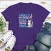 Angels Don’t Always Have Wings Standard Tee Purple