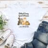 Behind Every Good Woman Are A Lot Of Cats Standard Tee White