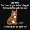 This T-Shirt Is Your Mother’s Day Gif Standard Tee Black - Image 2