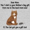 This T-Shirt Is Your Mother’s Day Gif Standard Tee Heather Grey - Image 2