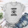 I Support Putting Animal Abusers To Sleep II Standard Tee Heather Grey