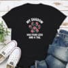 My Shadow Has Four Legs And A Tail Standard Tee Black