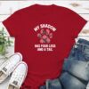 My Shadow Has Four Legs And A Tail Standard Tee Red