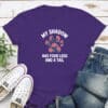 My Shadow Has Four Legs And A Tail Standard Tee Purple
