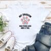 My Shadow Has Four Legs And A Tail Standard Tee White