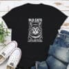 Old Cats Are A Treasure Standard Tee Black