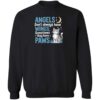 Angels Don’t Always Have Wings Sweatshirt Black