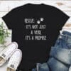 Rescue: It’s Not Just A Verb, It’s A Promise Standard Tee Black