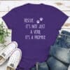 Rescue: It’s Not Just A Verb, It’s A Promise Standard Tee Purple