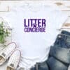 Litter Concierge Standard Tee White
