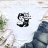 My Cat And I Talk About You Standard Tee White