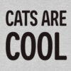 Cats Are Cool Standard Tee Heather Grey - Image 2