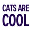 Cats Are Cool Standard Tee White - Image 2