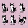 My Cat Is Very Well Trained Standard Tee Light Pink - Image 2