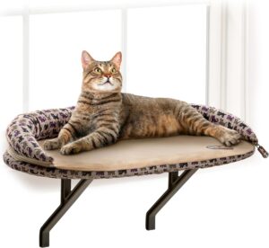 K&H Pet Products Bolster Kitty Sill Cat Window Perch Bed