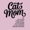 Cat Mom List Standard Tee Light Pink - Image 2