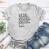 Cats. Coffee. Couch. Me. Standard Tee Heather Grey