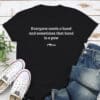 Everyone Needs A Hand And Sometimes That Hand Is A Paw Standard Tee Black