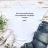 Everyone Needs A Hand And Sometimes That Hand Is A Paw Standard Tee White